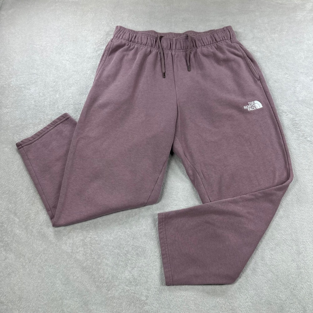 The North Face Sweatpants Womens Medium Mauve Jogger Logo Relaxed Fit